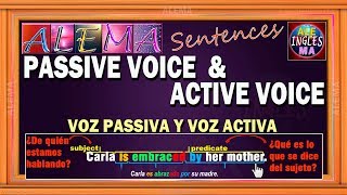 Voz Pasiva Y Activa En Ingles  Oraciones Con Passive Voice And Active Voice [upl. by Leahcir]