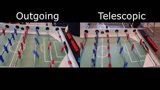 Garlando G500 Evolution Outgoing vs Telescopic rods [upl. by Dobson]