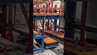 Four station Demould temples machine of fiber cement board production line fibercementboard [upl. by Goto243]