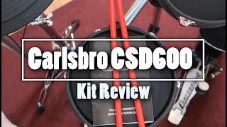 Carlsbro CSD600  Full Kit Review  Simply One Of The Best On The Market Electric Drums [upl. by Stratton]