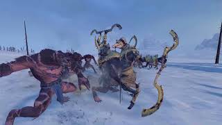 🦗 Ushabti VS 🐕Skin Wolves  Total War Warhammer 2 [upl. by Attebasile]