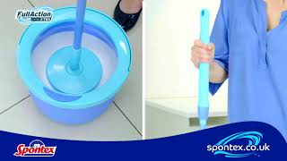 Spontex Full Action System Spin Mop amp Bucket TV Advert [upl. by Marchelle111]