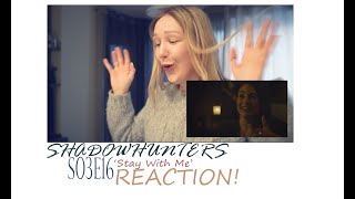 SHADOWHUNTERS 3x16 ‘Stay with Me REACTION  Malec danceampring [upl. by Natika]