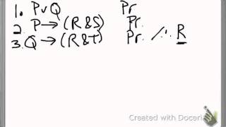 Lecture Disjunction Elimination [upl. by Aihsekram898]