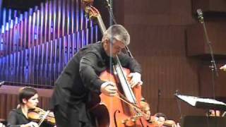 HAYDN  Concerto in C 2nd mov  Božo Paradžik double bass amp ZG Philh PDešpalj live 2005 [upl. by Ilatan]