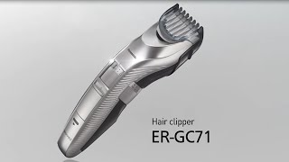 Panasonic  Shaving and Grooming  ERGC71S  Hair Clipper  How to Cut Hair [upl. by Island]