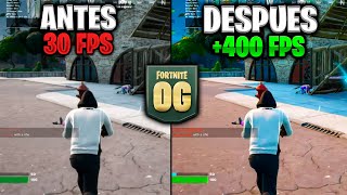 🟢Como SUBIR los FPS En FORTNITE OG ACTUALIZADO Optimizar FORTNITE en PC de BAJOS RECURSOS [upl. by Ihp]