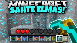 MİNECRAFT TUZAK MODU  SAHTE ELMAS [upl. by Litt]