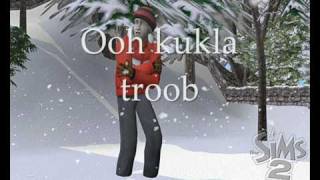 The Sims Christmas Song In Simlish  Lyrics amp Images [upl. by Fishbein]