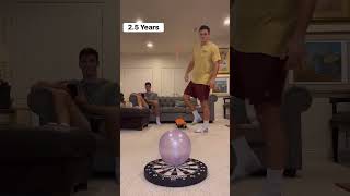 Trick Shots Of 3 Years  😱👌💯 shorts [upl. by Gare]