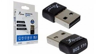 Como instalar nano adaptador wireless USB em qualquer pc [upl. by Neelon]