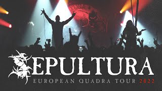 Experience Sepulturas quotQuadra Tour Europe 2022quot with Sacred Reich and Crowbar in this Recap Video [upl. by Aneekal]