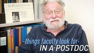 Things Faculty Look for in a Postdoc [upl. by Ynahpit]