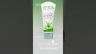 Keep dullness dark spots and sun tan at bay with Lotus WhiteGlow 3in1 Face Wash 🌟 [upl. by Callery]