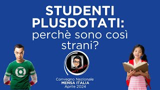 Studenti plusdotati perchè sono così strani [upl. by Rennat]