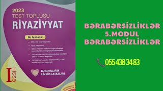 Modul bərabərsizliklər yeni test toplusu 2023 riyaziyyat [upl. by Bartolome581]