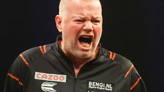 Raymond van Barneveld 157 finish against Gerwyn Price during the Cazoo Grand Slam of Darts 2022 [upl. by Ahsimal929]