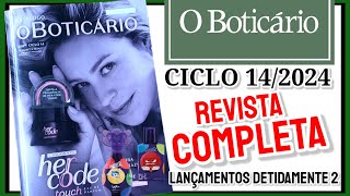 Revista o Boticário CICLO 142024 COMPLETA  MUITAS PROMOÇÕES e LANÇAMENTOS [upl. by Atnamas744]