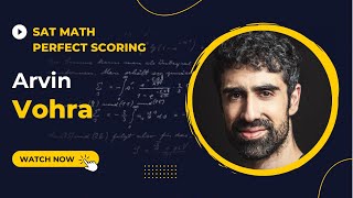 SAT Math Perfect Scoring Example Problem with Arvin Vohra [upl. by Maryrose957]