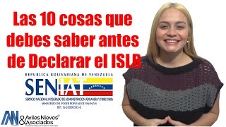 El ISLR │ 10 cosas que debes saber antes de declarar [upl. by Leafar]