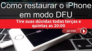 3  Esqueci a senha do iPhone e agora Como restaurar  resetar  formatar o iPhone inativo [upl. by Velvet]