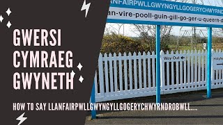 How to pronounce Llanfairpwllgwyn long Welsh town [upl. by Neehahs]