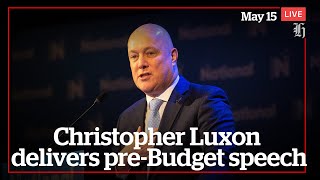 Christopher Luxon delivers preBudget speech [upl. by Baillie]