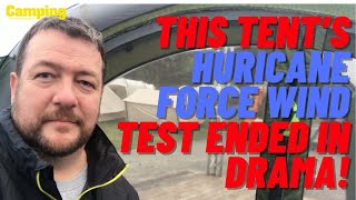 Watch the dramatic outcome as a tent undergoes a hurricane force wind test [upl. by Herod]