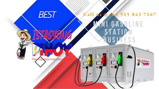 Mini Gasoline Station Business  Istasyong Pinoy [upl. by Horvitz]