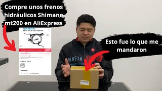 Frenos hidraulicos Shimano mt200 de Aliexpress 👀 [upl. by Erreit686]