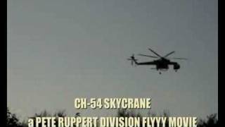 skycrane ch54 fly by [upl. by Nwahsek]