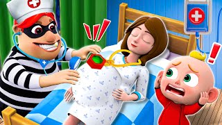 Be Careful With Strangers Song  Thief Scam Pregnant Mom  Funny Kids Songs amp More Nursery Rhymes [upl. by Lindi659]