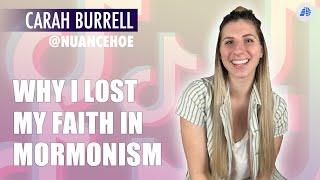 Why I Lost My Faith in Mormonism  Carah Burrell TikToks quotNuancehoequot [upl. by Kries]