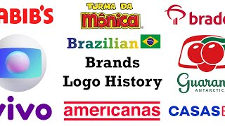 Brazilian Brands Logo History [upl. by Esya]