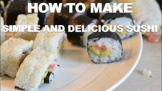 How To Make Sushi At Home Easy Tips [upl. by Daisi]