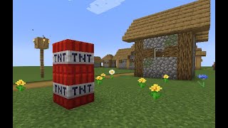 Minecraft  TNT Village [upl. by Nebe189]