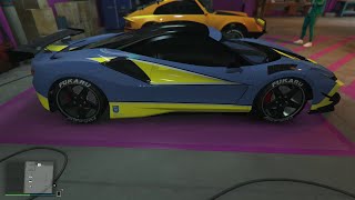 GTA V Salvage Yard Export Vehicle Selling the Grotti Turismo Omaggio [upl. by Amahcen]