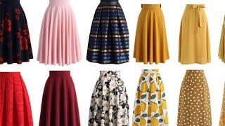 Skirt design  latest skirt outfits for ladies [upl. by Jon]