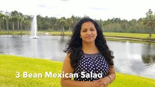 3 Bean Mexican Salad Malayalam w english subtitles [upl. by Bertila]