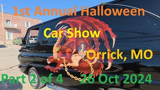 1st Annual Halloween Car Show Orrick MO Part 2 of 4 [upl. by Lanfri461]