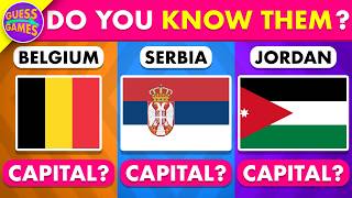 Can You Guess the Capital Based on the Flag 🌍 Test Your Geography Skills NOW quiz capital [upl. by Einnaf647]