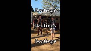 Beatings Beatings Beatings w4 Beating 3 renaissancefaire armor [upl. by Aidualc457]