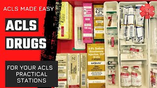 ACLS Medications  ACLS Drugs [upl. by Enirehtac]