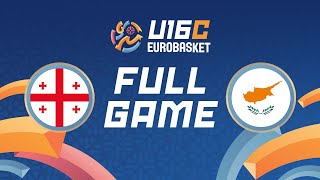 Group Phase  Georgia v Cyprus  Full Basketball Game  FIBA U16 Womens EuroBasket 2024 Division C [upl. by Ruella]