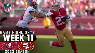 Tampa Bay Buccaneers vs San Francisco 49ers Game Highlights  NFL 2023 Week 11 [upl. by Machute]