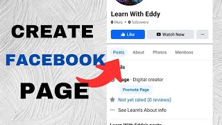 Create Your Facebook Page in MINUTES amp Start Making money Easy StepbyStep Guide 2024 [upl. by Rick]