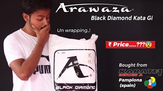 Arawaza Black Diamond Kata Gi un wrapping amp first impressions ken i kan karate school [upl. by Evelin428]