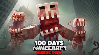 I Survived 100 Days in a Nuclear Infection in Hardcore Minecraft [upl. by Esilahc]