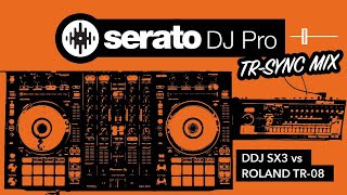 Serato TRSync  DDJ SX3 amp Roland TR08 DJ Mix  Midweek Motivation [upl. by Kaile]