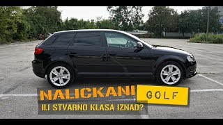 Test Audi A3 19 TDI  NALICKANI GOLF 56 ILI STVARNO KLASA IZNAD [upl. by Jacki80]